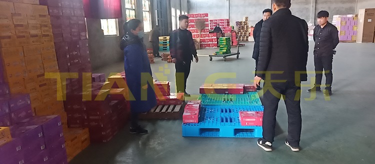 飲料企業(yè)-田字網格塑料托